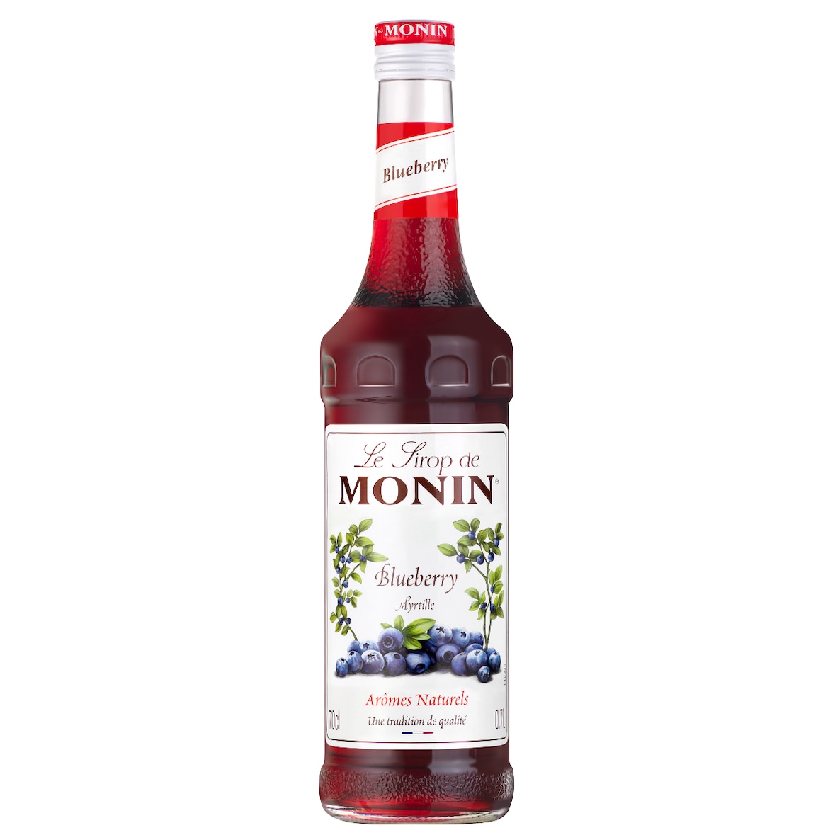 MONIN - Sirop de Myrtille 70 cl pour boissons chaudes, frappés, cocktails ou vins aromatisés