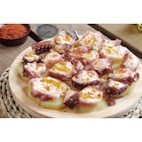 thumbnail of Juego de 6 Platos de madera COSHANO para pulpo, pizza, etc. Diametro de 16cm