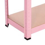thumbnail of Scaffalatura Metallica Modulare con 4 Ripiani 240kg 60x30x148cm Rosa 7house