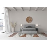 thumbnail of Letto una piazza e mezza contenitore 120x190 testata dritta con doghe cemento Ankel