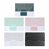 thumbnail of Clavier Pour Tablette Sans Fil Bluetooth Avec Pavé Tactile Support iOS 13+ Vert Noir YONIS