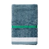 thumbnail of Benetton - Toalha de Lavabo 30x50cm 100% Algodão Azul Escuro com Listras Neutral
