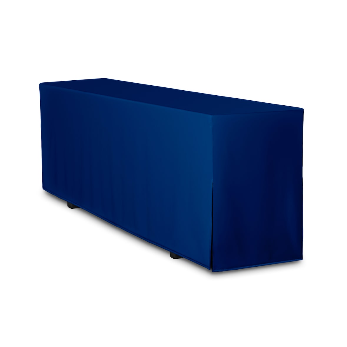 TexDeko Biertischhusse Premium für Bierzeltgarnitur 220 x 50cm Blickdicht waschbar (Blau) 