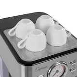 thumbnail of Orbegozo cafetera espresso y cappuccino EX 5500, 20 bar de presión, termómetro, depósito extraíble 1,5 L, vaporizador, 1100 W