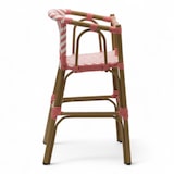 thumbnail of Silla alta bebé RIVOLI - Trenzado Rosa y Blanco