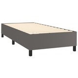 thumbnail of vidaXL Boxspringbett mit Matratze & LED Grau 90x200 cm Kunstleder