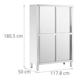 thumbnail of Royal Catering - Servieskast RVS - 120 cm