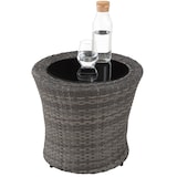 thumbnail of tectake Conjunto de sofás de rattan e alumínio Nizza 2+1+1  Cinzento