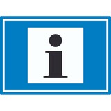thumbnail of Information Symbol Aufkleber A9 (37x52mm)