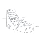 thumbnail of Lettino pieghevole in plastica per piscina e spiaggia Premiere Grand Soleil - Verde-S6800V