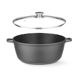 thumbnail of HENDI Kasserolle mit Antihaft-Beschichtung, 7L, Schwarz, 367x290x(H)122mm