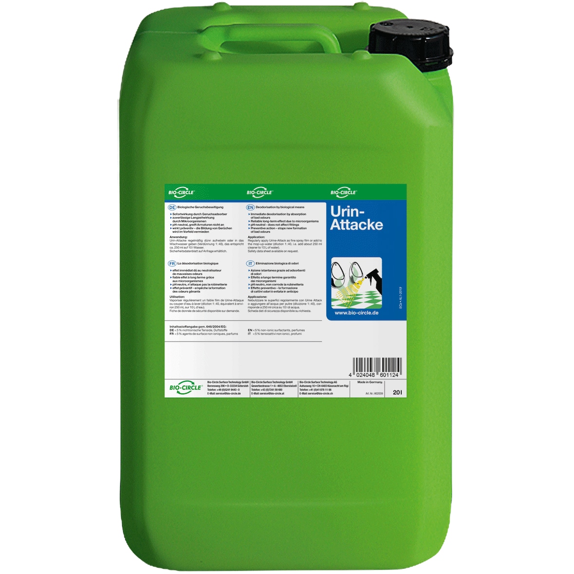 Urin-Attacke, Kunststoff-Kanister 20 L