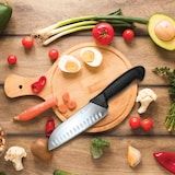 thumbnail of METRO Professional Coltello Santoku Anti-Slip knives, acciaio inox, 180 mm, nero