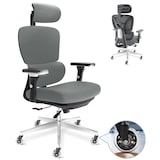 thumbnail of CLOUVOU ProSeat, ergonomischer Bürostuhl, thermoregulative Materialien, 4D-Armlehnen, 3D-Kopfstütze, BladeWheels, Anthrazit