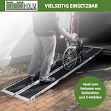 thumbnail of TRUTZHOLM Rollstuhlrampe 305 cm Traglast 272 kg Alu 2-fach klappbar friktionsbeschichtet Kofferrampe