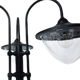 thumbnail of Farol Solar de Jardín con 18 Luces LED Blanca Fría 6000K Impermeable IP44 Sensor de Noche Base de Maceta Farola Exterior para Terraza 60x55x189cm