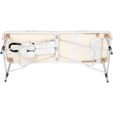 thumbnail of 3 Zonen Massageliege mit 5cm Polsterung und Aluminiumgestellweiß