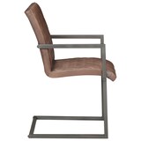thumbnail of vidaXL Eetkamerstoelen 2 st echt leer bruin