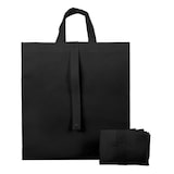thumbnail of MONOUSO - Faltender Vliesstofftasche PREMIUM Kurzen Griffen Schwarz 40+15x40cm (25 Stück)