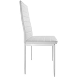 thumbnail of tectake Ensemble table et 4 chaises BERLIN en acier - blanc - 402838