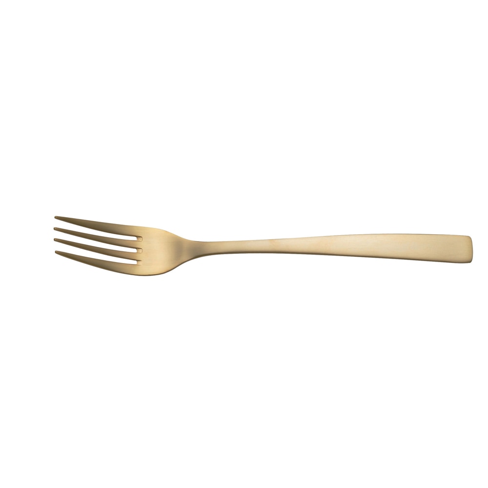 Fourchette de table monobloc Jet doré x6 -  Or / Doré Autre forme Acier Inoxydable (inox  Jean Dubost 2.60x1.00 cm