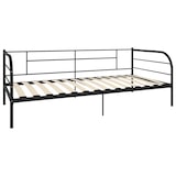 thumbnail of Cadre de lit de repos sans matelas noir métal 90x200 cm Modèle Zervioris
