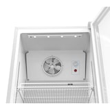 thumbnail of PKM GKS168W flessenkoelkast - energie-efficiëntieklasse B, lichtschakelaar, convectiekoeling, 300 liter, 4 draadplateaus