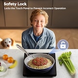 thumbnail of CDV Draagbare inductiekookplaat, aanraakbediening, 9 standen & timer, 2000W Boost-functie CDV201T