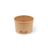 thumbnail of Kraft, Foodcontainers 230 ml, karton Ø 9,2 x 6 cm bruin "Kraft"