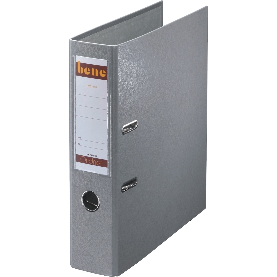 Ordner A4 Kunststoff 80mm grau Packung mit 20 Stück