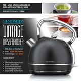 thumbnail of Arendo Frühstücks-Set in Schwarz matt - Wasserkocher / Toaster / Milchaufschäumer