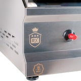 thumbnail of Romux® - Plancha Hierro a Gas Mitad Ranurada 50 cm Sobremesa | Plancha Industrial para Hostelería de Calentamiento Rápido para un Cocinado Profesional