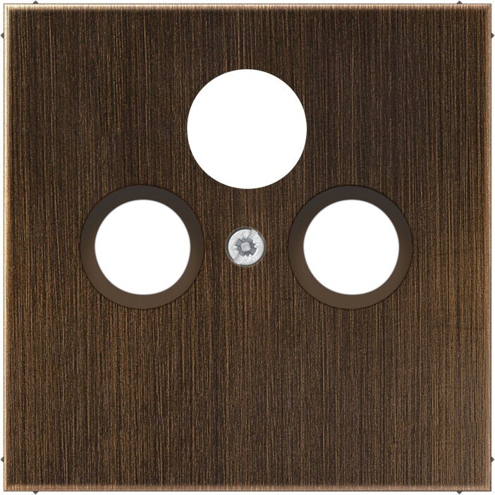 Jung Abdeckung Mess/antik ME 2990 SAT AT ME2990SATAT