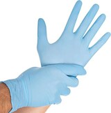 thumbnail of Gedikum | Nitrilhandschuhe | Einweghandschuhe | Einmalhandschuhe | 5 x 100er Packung | Blau | Größe M