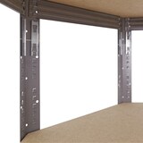 thumbnail of shelfplaza PRO Eckregal 180x70x40 cm in grau mit 5 Böden und 200 kg Traglast pro Boden