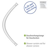 thumbnail of WENKO Rundduschstange Chrom
