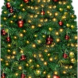 thumbnail of Tarrington House künstlicher Weihnachtsbaum mit Weihnachtsbaumkugeln, Kunststoff, Ø 100 x 180 cm, 120 LEDs, 3.6 W, grün / warmweiß