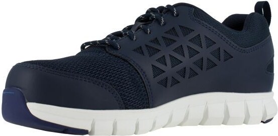Reebok - Baskets de sécurité basses bleu marine en microfibres S1P SRC ...
