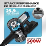 thumbnail of KLAMER Akkustaubsauger, 500 Watt Kabelloser Staubsauger, Flexibler Akku Handstaubsauger mit verschiedenen Aufsätzen, Flex Staubsauger mit LED Licht