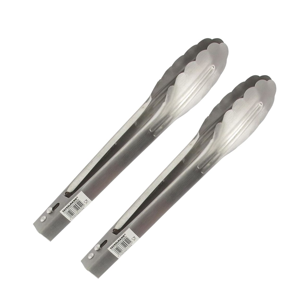 2er-Set Fackelmann 23 cm Edelstahl Multifunktions-Küchenzange