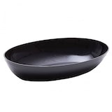 thumbnail of Einweg Servierschüssel Schwarz oval 945ml aus Plastik, 1 Stück - Mank