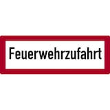 thumbnail of Schild Feuerwehrzufahrt | gemäß DIN 4066 | Alu geprägt 210 x 594 mm