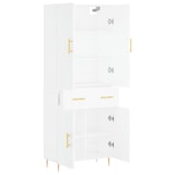 thumbnail of Helloshop26 - Buffet Sideboard Kommode Schrank Aufbewahrungseinheit Organizer Küche Wohnzimmer Lounge hoch 69,5 x 34 x 180 cm 02_0032665