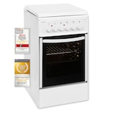 thumbnail of Exquisit EH 10.3 F2 Elektro-Standherd | Ober-/Unterhitze, |Backofen-Volumen: 51 l | EEK:  A |Weiß