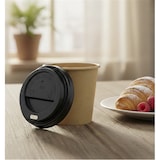 thumbnail of MONOUSO - Deckel Schwarz für Becher 4Oz Ø6,2cm (50 Stück)