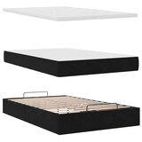 thumbnail of vidaXL Ottoman-Bett mit Matratzen Schwarz 120x190 cm Samt