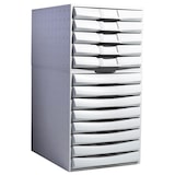 thumbnail of Exacompta 222040D 1x THE BOX, ladenbox met 5 gesloten laden voor DIN A4+ documenten, lichtgrijs