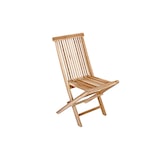 thumbnail of Teakholz Gartenstuhl Klappstuhl ohne Armlehnen MENORCA