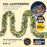thumbnail of Casaria Weihnachtsgirlande 10m 160 LED inkl. Deko Outdoor Girlande Weihnachten Tannengirlande Außen Weihnachtsdeko