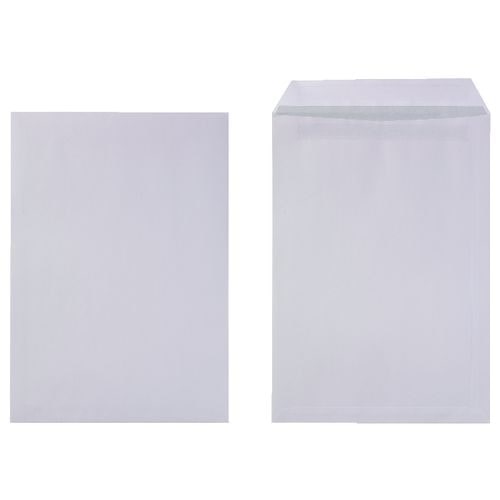 Viking Briefumschläge Ohne Fenster C4 229 (B) x 324 (H) mm Selbstklebend Weiß 100 g/m² 250 Stück